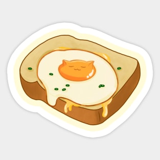 Cheesy Egg Toast Sticker